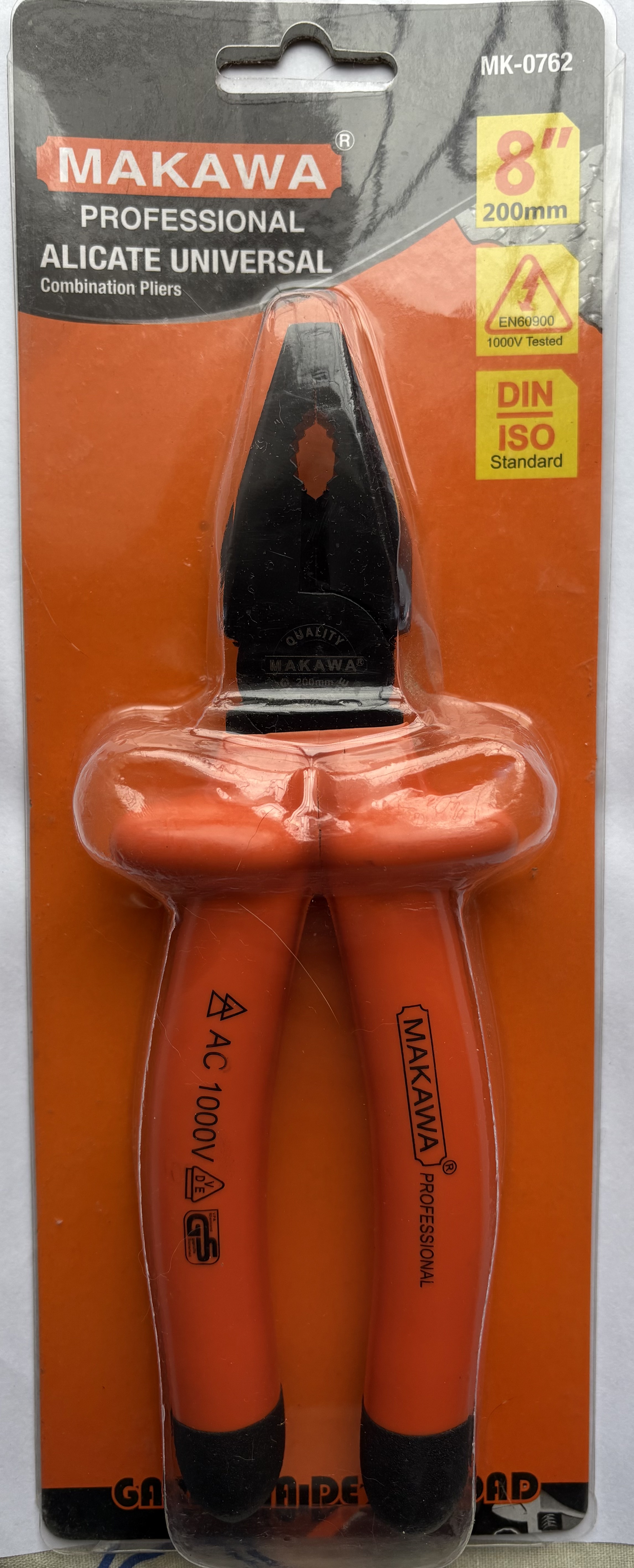 ALICATE UNIVERSAL PROFESIONAL 8" AISLADO 1000V